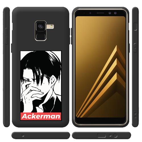 Чехол Boxface Samsung A530 Galaxy A8 2018 Attack On Titan - Ackerman