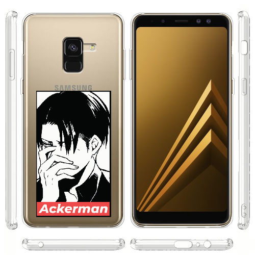 Чехол Boxface Samsung A530 Galaxy A8 2018 Attack On Titan - Ackerman