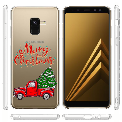 Чехол Boxface Samsung A530 Galaxy A8 2018 Holiday Car Merry Christmas