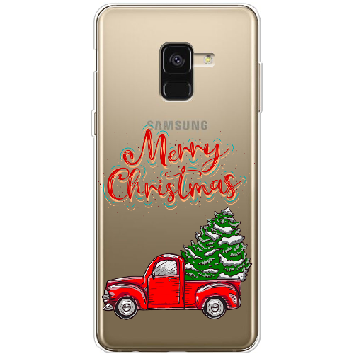 Чехол Boxface Samsung A530 Galaxy A8 2018 Holiday Car Merry Christmas