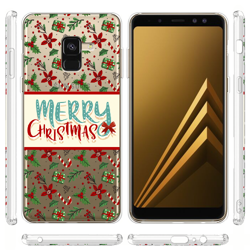 Чехол Boxface Samsung A530 Galaxy A8 2018 Vintage Christmas Congratulation