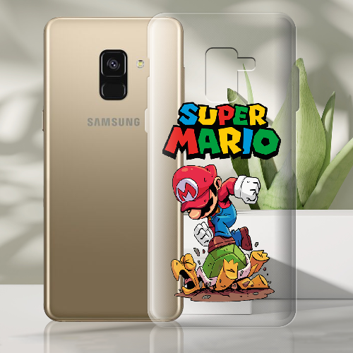 Чехол Boxface Samsung A530 Galaxy A8 2018 Super Mario