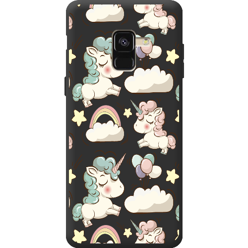 Чехол Boxface Samsung A530 Galaxy A8 2018 Unicorns