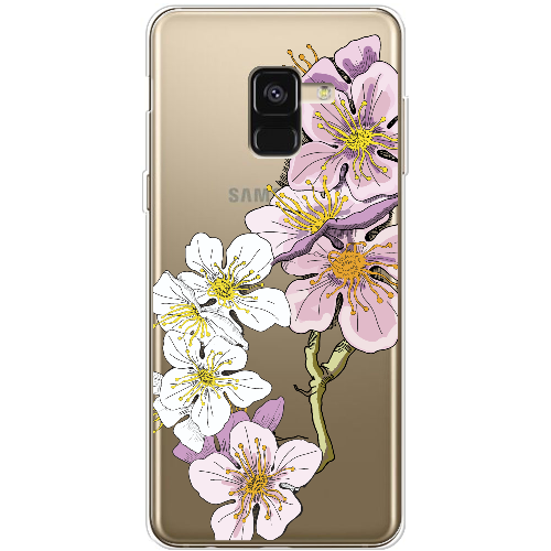 Чехол Boxface Samsung A530 Galaxy A8 2018 Cherry Blossom