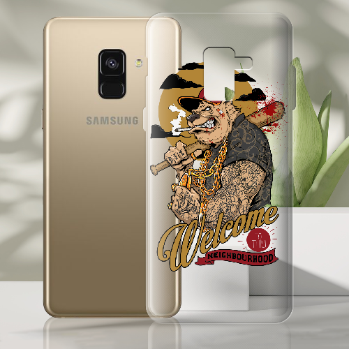 Чехол Boxface Samsung A530 Galaxy A8 2018 welcome to thy neighborhood