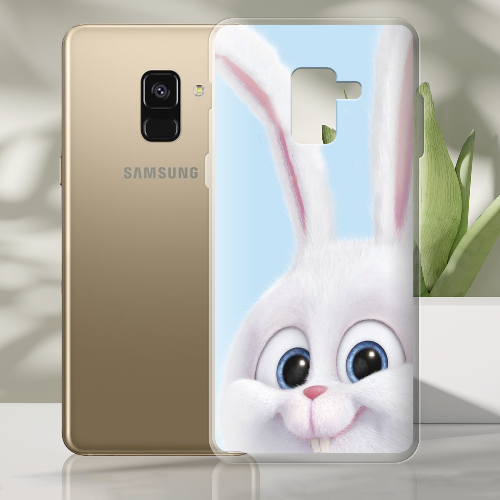 Чехол Boxface Samsung A530 Galaxy A8 2018 Кролик Снежок