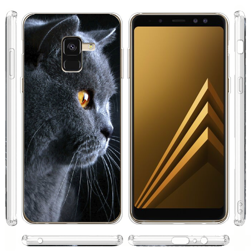 Чехол Boxface Samsung A530 Galaxy A8 2018 English cat