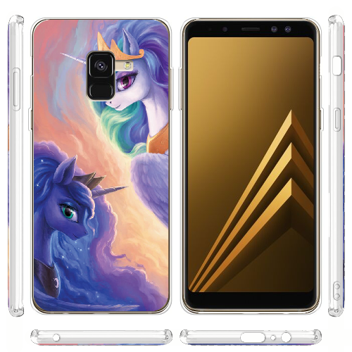 Чехол Boxface Samsung A530 Galaxy A8 2018 My Little Pony Rarity Princess Luna