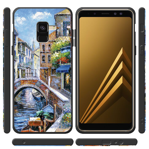 Чехол Boxface Samsung A530 Galaxy A8 2018 Венеция картина Импрессионизм