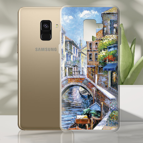 Чехол Boxface Samsung A530 Galaxy A8 2018 Венеция картина Импрессионизм