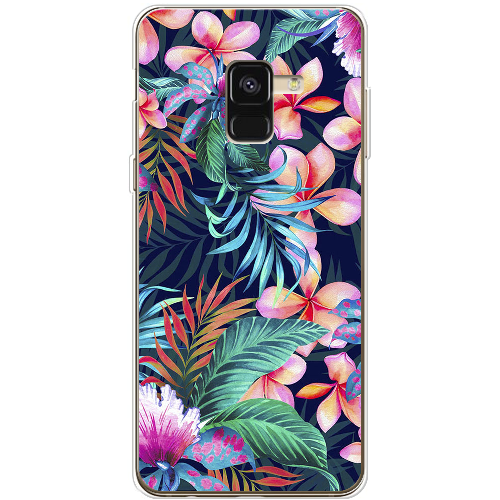 Чехол Boxface Samsung A530 Galaxy A8 2018 flowers in the tropics