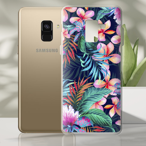 Чехол Boxface Samsung A530 Galaxy A8 2018 flowers in the tropics