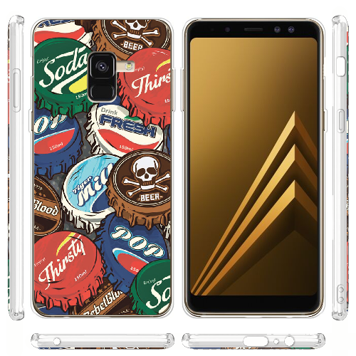 Чехол Boxface Samsung A530 Galaxy A8 2018 Drink Lids