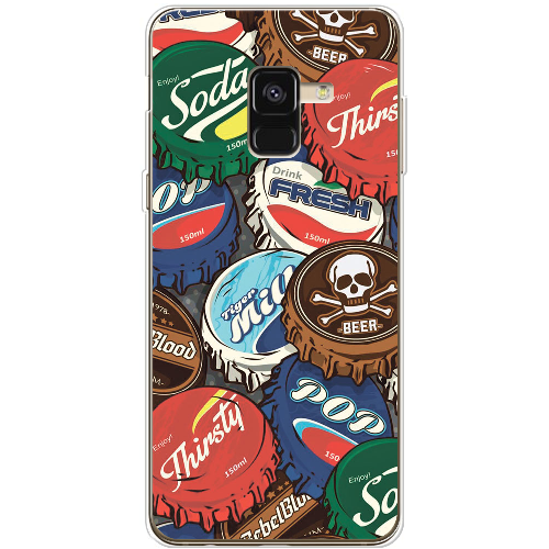 Чехол Boxface Samsung A530 Galaxy A8 2018 Drink Lids