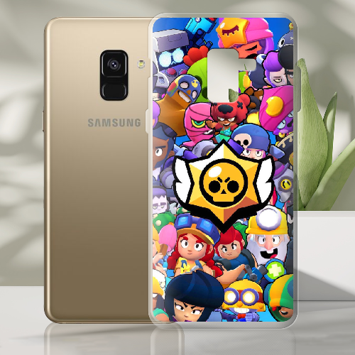 Чехол Boxface Samsung A530 Galaxy A8 2018 Brawl Stars