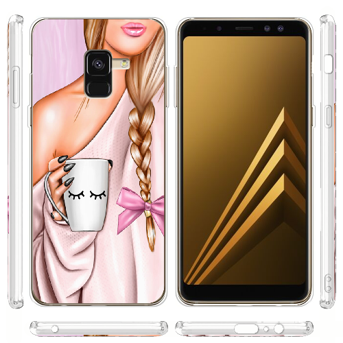 Чехол Boxface Samsung A530 Galaxy A8 2018 Morning Coffee