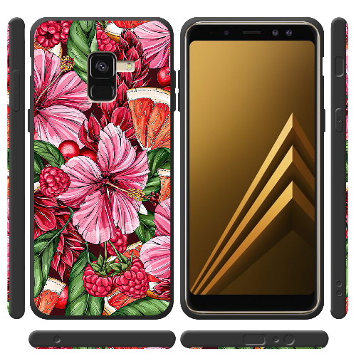 Чехол Boxface Samsung A530 Galaxy A8 2018 Tropical Flowers