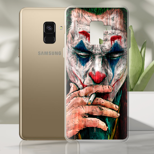 Чехол Boxface Samsung A530 Galaxy A8 2018 Joker Smoking