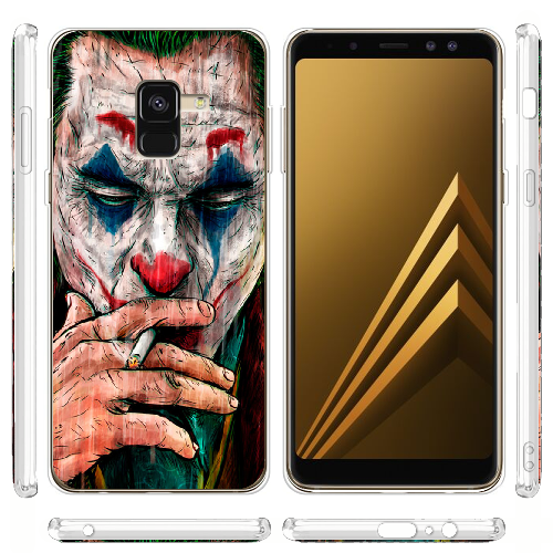 Чехол Boxface Samsung A530 Galaxy A8 2018 Joker Smoking