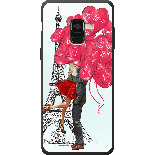 Чехол Boxface Samsung A530 Galaxy A8 2018 Love in Paris
