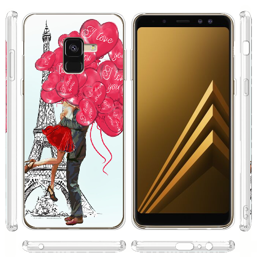 Чехол Boxface Samsung A530 Galaxy A8 2018 Love in Paris