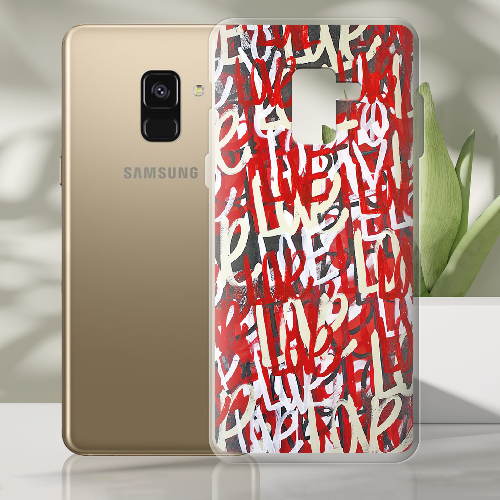 Чехол Boxface Samsung A530 Galaxy A8 2018 Love Graffiti