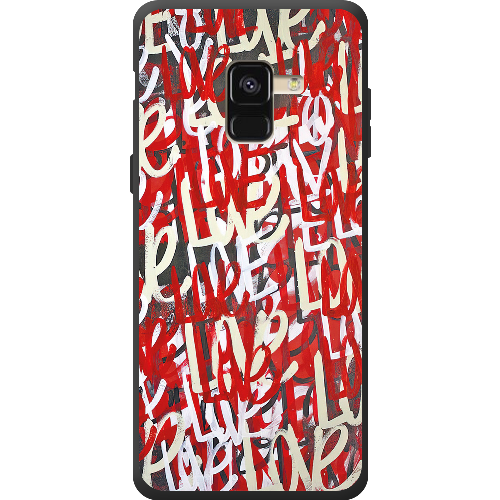 Чехол Boxface Samsung A530 Galaxy A8 2018 Love Graffiti