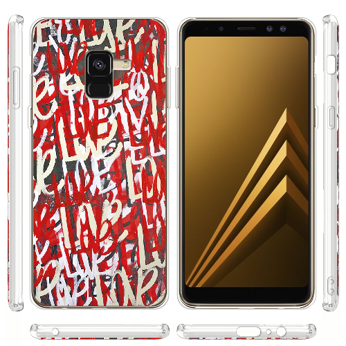 Чехол Boxface Samsung A530 Galaxy A8 2018 Love Graffiti