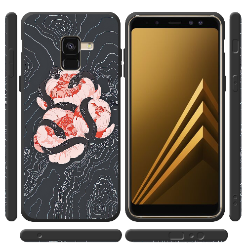 Чехол Boxface Samsung A530 Galaxy A8 2018 Snake Rose