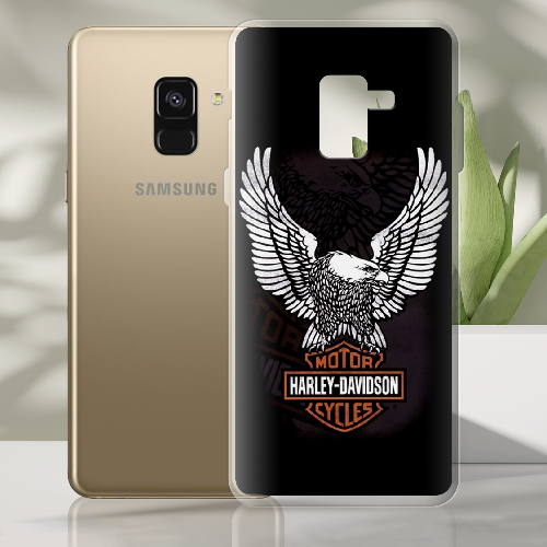 Чехол Boxface Samsung A530 Galaxy A8 2018 Harley Davidson and eagle