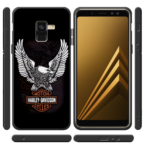 Чехол Boxface Samsung A530 Galaxy A8 2018 Harley Davidson and eagle