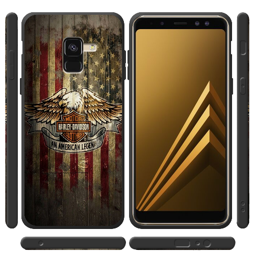 Чехол Boxface Samsung A530 Galaxy A8 2018 Harley Davidson An American Legend