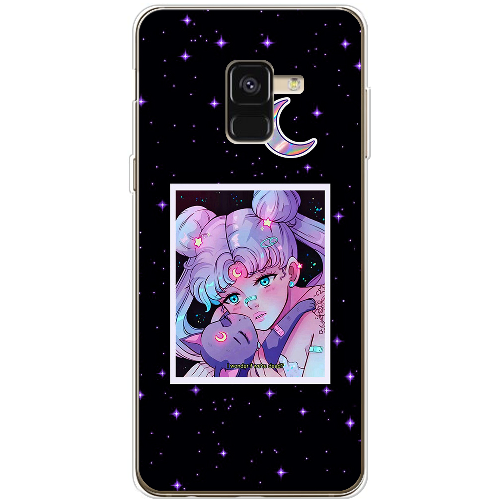 Чехол Boxface Samsung A530 Galaxy A8 2018 Sailor Moon night