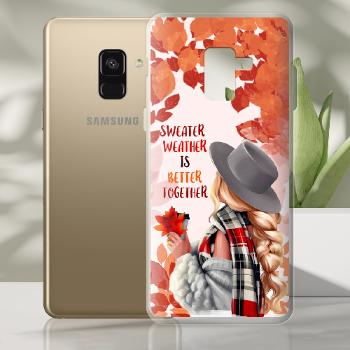 Чехол Boxface Samsung A530 Galaxy A8 2018 Sweater Weather