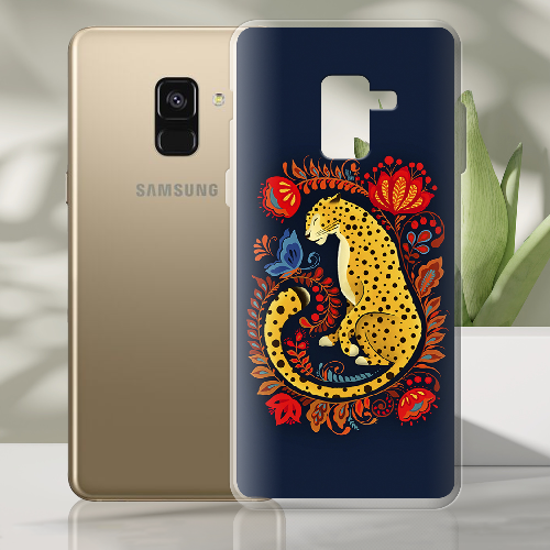 Чехол Boxface Samsung A530 Galaxy A8 2018 Petrykivka Leopard