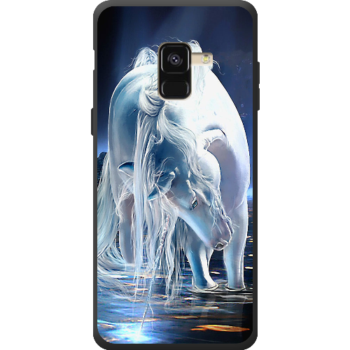 Чехол Boxface Samsung A530 Galaxy A8 2018 White Horse