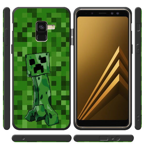 Чехол Boxface Samsung A530 Galaxy A8 2018 Minecraft Creeper