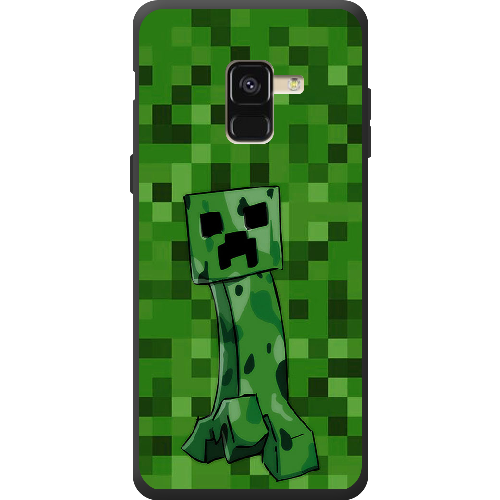 Чехол Boxface Samsung A530 Galaxy A8 2018 Minecraft Creeper