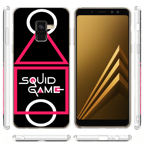 Чехол Boxface Samsung A530 Galaxy A8 2018 siquid game поле для игры в кальмара