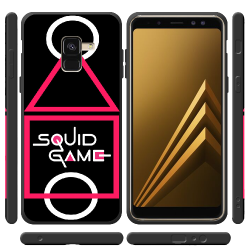 Чехол Boxface Samsung A530 Galaxy A8 2018 siquid game поле для игры в кальмара