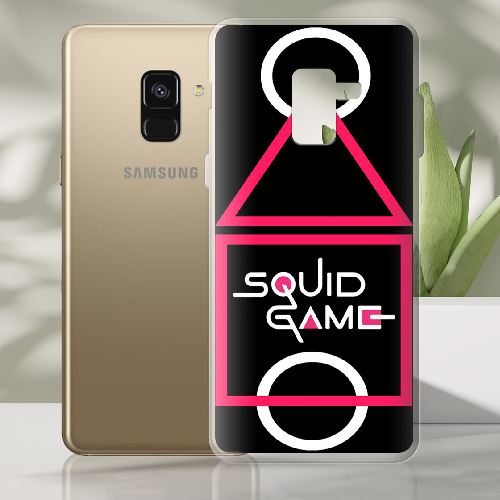 Чехол Boxface Samsung A530 Galaxy A8 2018 siquid game поле для игры в кальмара