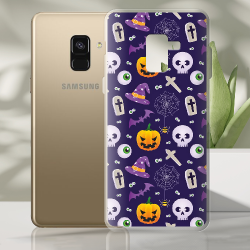 Чехол Boxface Samsung A530 Galaxy A8 2018 Halloween Purple Mood