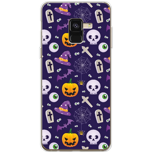 Чехол Boxface Samsung A530 Galaxy A8 2018 Halloween Purple Mood