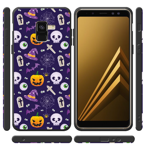 Чехол Boxface Samsung A530 Galaxy A8 2018 Halloween Purple Mood