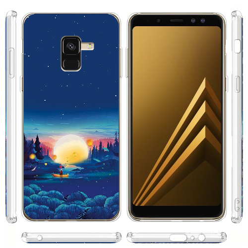 Чехол Boxface Samsung A530 Galaxy A8 2018 Спокойной ночи