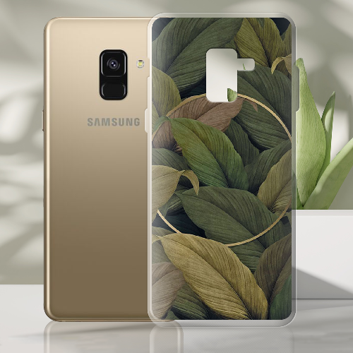 Чехол Boxface Samsung A530 Galaxy A8 2018 Green Leaf