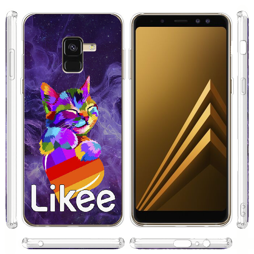 Чехол Boxface Samsung A530 Galaxy A8 2018 Котик Likee