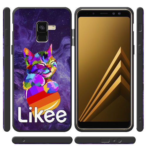 Чехол Boxface Samsung A530 Galaxy A8 2018 Котик Likee