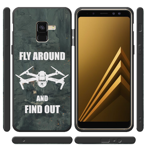 Чехол Boxface Samsung A530 Galaxy A8 2018 Дрон Fly Around