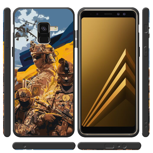 Чехол Boxface Samsung A530 Galaxy A8 2018 Воїни ЗСУ